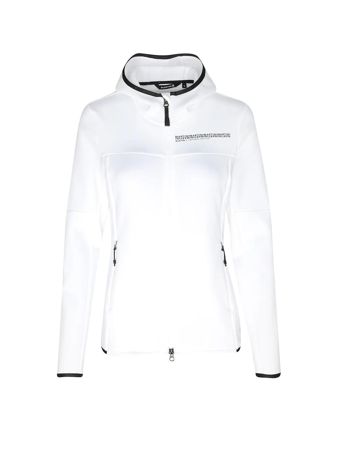 MARTINI | Damen Fleecejacke Recharge Hoodie | weiss